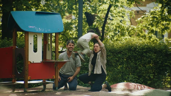 Family outing to a playground